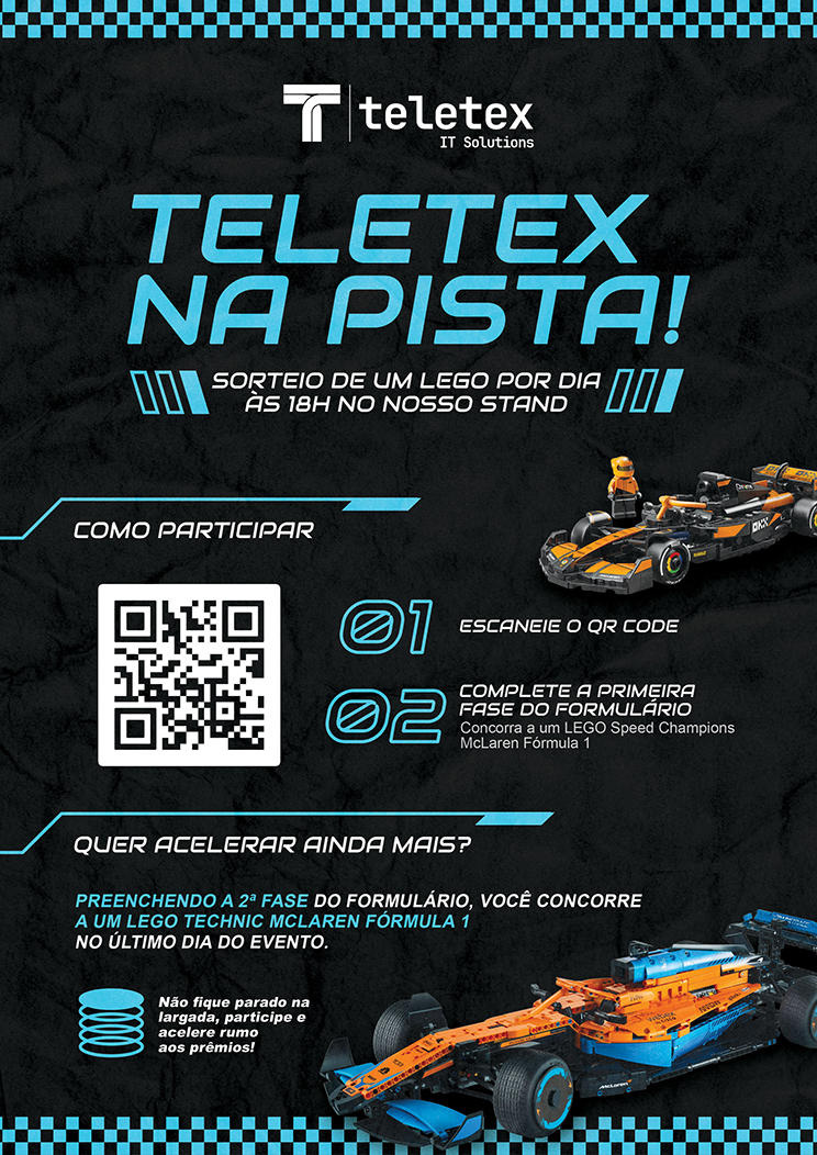 Teletex IT Solutions - ativação de marca criada por Rafael Pereira - evento Mind The Sec