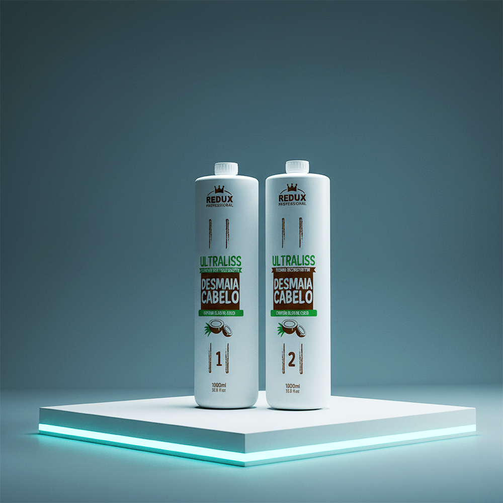 Redux Professional - rótulo de produto Desmaia Cabelo criado por Rafael Pereira - design de embalagem