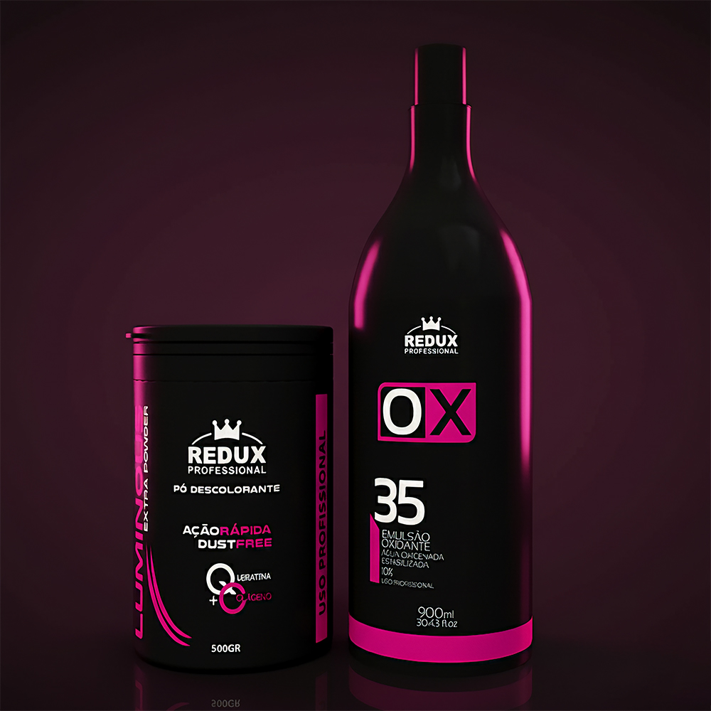 Redux Professional - rótulo de produto Ox criado por Rafael Pereira - design de embalagem