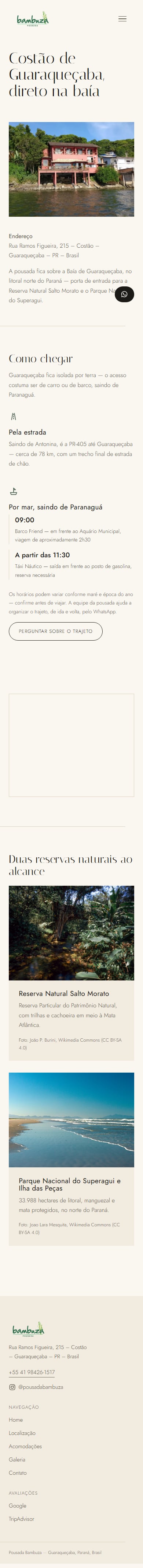 Full location page (mobile)